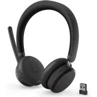 Zestaw słuchawkowy bezprzewodowy Lenovo Dual-Mode Wireless ANC Headset 6550 4XD1S19777 - USB-A, Teams