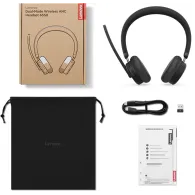 Zestaw słuchawkowy bezprzewodowy Lenovo Dual-Mode Wireless ANC Headset 6550 4XD1S19777 - USB-A, Teams
