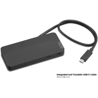 Replikator portów Lenovo USB-C Dual Display Travel Dock 40B90000WW - 3x USB-C, 1x USB-A, 1x DP, 1x HDMI, 1x RJ-45