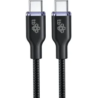 Kabel TB Glamour USB-C AKTBXKUCCGLA15B - USB 2.0, 60W, 1,5m, Czarny