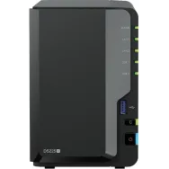 Serwer NAS Synology DiskStation DS225+-32T-10-2 - Desktop/Intel Celeron J4125/2 GB RAM/32 TB/2 wnęki/2 lata Carry-in