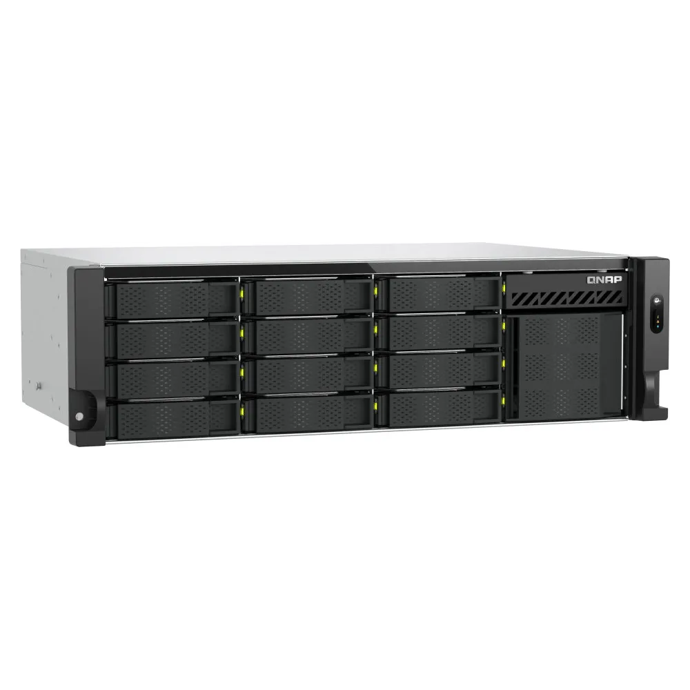 Zdjęcie produktu Serwer NAS QNAP Rack TS-H1655XEU-RP-8G - Rack (3U)/Intel Atom C5125/8 GB RAM/16 wnęk/5 lat Carry-in