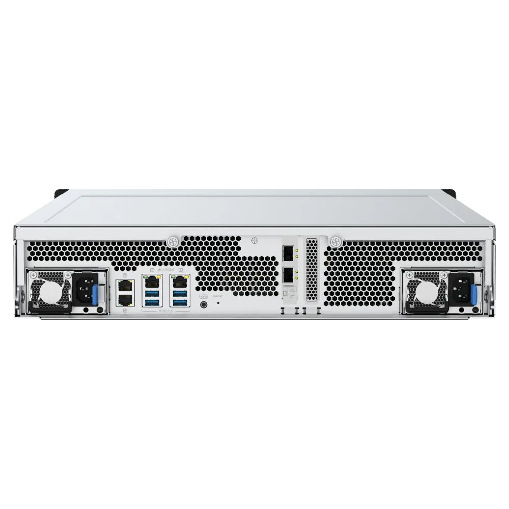 Serwer NAS QNAP Rack TDS-H2489FU-4314-128G+TRX-10GITSFPP-SR - Rack (1U)/2 x 16-rdzeniowe/32-wątkowe procesory Intel Xeon Silver 4314 o taktowaniu do 3,4 GHz/128 GB RAM