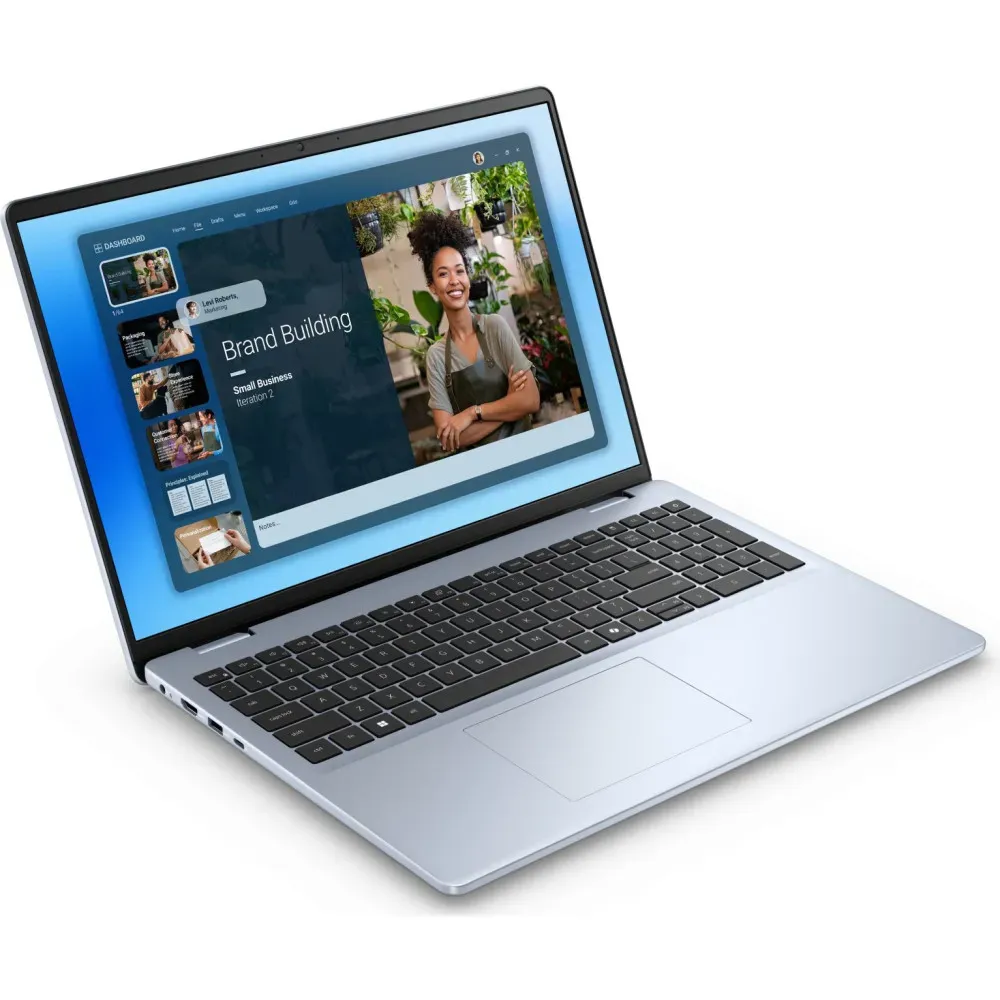 Laptop Dell 16 DC16251 DC16251_RPLU-R_001 - Core 7 150U/16" WUXGA IPS/RAM 16GB/SSD 1TB/Srebrno-platynowy/Windows 11 Pro/3CI - zdjęcie