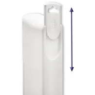 Listwa antyprzepięciowa zasilająca Qoltec 50276 - 5 gniazd, 1,8 m, Biała