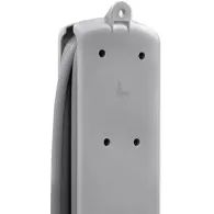 Listwa antyprzepięciowa zasilająca Qoltec 50270 - 5 gniazd, 1,8 m, Czarna