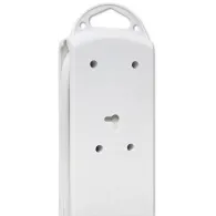 Listwa antyprzepięciowa zasilająca Qoltec 50293 - 8 gniazd, 1,5 m, Biała
