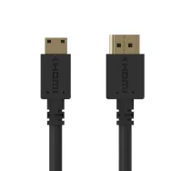 Kabel Gembird mini HDMI do HDMI 2.0 CC-HDMI4C-15 - 4,5 m, 4K 60Hz, Czarny