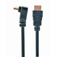 Kabel Gembird HDMI 2.0 CC-HDMI490-10 - 3 m, 4K 60Hz, 3D, Kątowa wtyczka, Czarny