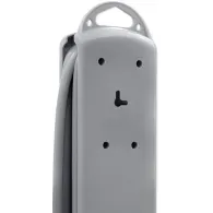 Listwa antyprzepięciowa zasilająca Qoltec 50199 - 6 gniazd, 5 m, Szara