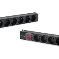 Listwa zasilająca Rack 19" PDU Qoltec 54604 - 1U, 16A, 16xFRENCH, 1,8m