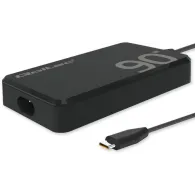 Ładowarka sieciowa Qoltec 65W GaN Super Fast Slim PD 52422 - 5-20V/ 4.5A/ USB-C 3.1/ Czarna