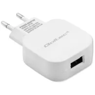 Ładowarka sieciowa Qoltec USB-A 50193 - 1x USB-A, 12W, 5V, 2.4A, Biała