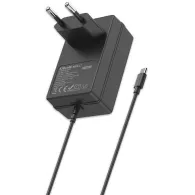 Ładowarka sieciowa Qoltec Super FAST PD 51830 - 27W, 5-12V, 1.8-5A, USB-C, Czarny, do Raspberry PI 5