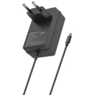 Ładowarka sieciowa Qoltec Super FAST PD 51830 - 27W, 5-12V, 1.8-5A, USB-C, Czarny, do Raspberry PI 5