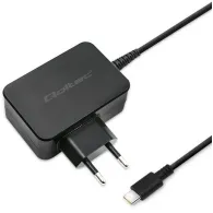Ładowarka sieciowa Qoltec 51024 - 65W, 5-20V, 3-3.25A, USB-C PD, Czarna