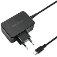 Ładowarka sieciowa Qoltec 51024 - 65W, 5-20V, 3-3.25A, USB-C PD, Czarna