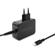 Ładowarka sieciowa Qoltec 51024 - 65W, 5-20V, 3-3.25A, USB-C PD, Czarna