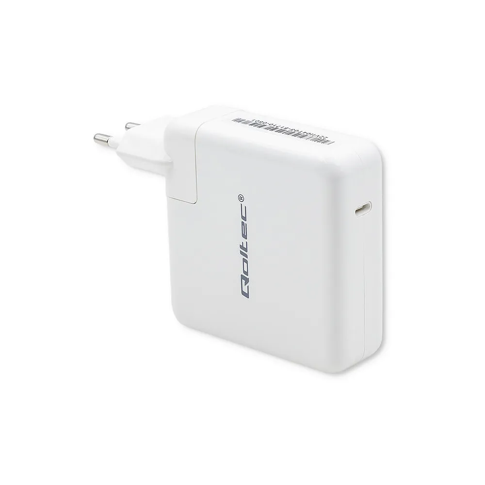 Ładowarka sieciowa Qoltec FAST 96W 51709 - 5-20V, 3-4.7A, USB-C PD, Biała