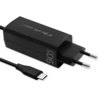 Ładowarka sieciowa Qoltec 90W GaN Super Fast 52420 - 5-20V, 3-4.5A, USB-C 3.1, Czarna