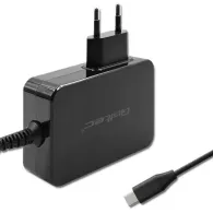 Ładowarka sieciowa Qoltec GaN POWER PRO 52388 - 1x USB-C, 100W, 5-20V, 3-5A, Czarna