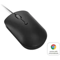 Mysz przewodowa Lenovo 400 USB-C Wired Compact Mouse GY51D20875 - 2400 DPI, Czarna