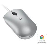 Mysz przewodowa Lenovo 540 USB-C Wired Compact Mouse GY51D20877 - 2400 DPI, Szara