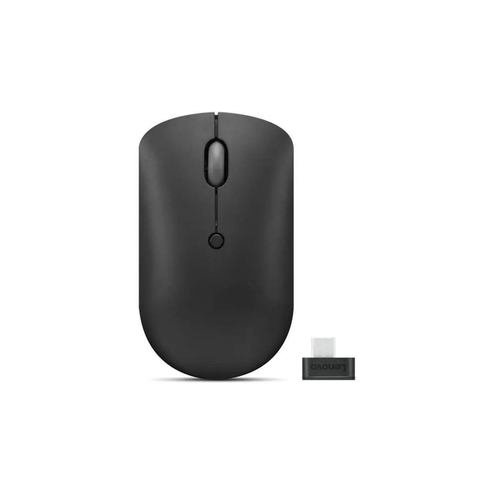 Mysz bezprzewodowa Lenovo 400 USB-C Wireless Compact Mouse GY51D20865 - 2400 DPI, Czarna