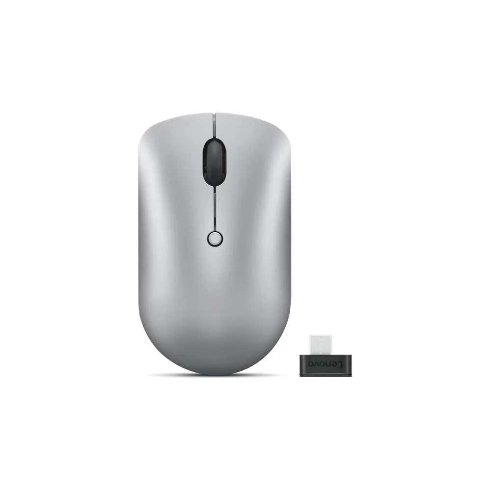 Mysz bezprzewodowa Lenovo 540 USB-C Wireless Compact Mouse GY51D20869 - 2400 DPI, Srebrna