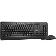 Zestaw klawiatury i myszy Lenovo 160 Wired Combo GX31L52655 - US, Czarny