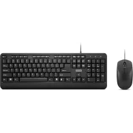 Zestaw klawiatury i myszy Lenovo 300 USB Combo Keyboard & Mouse GX30M39606 - US English (103P), Czarny