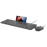 Zestaw klawiatury i myszy Lenovo 310 USB-A Wired Combo GX31R09775 - US English, Czarny