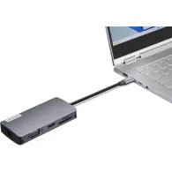 Replikator portów Lenovo 150 USB-C Travel Dock GX91M73946 - 3x USB-A, 1x USB-C, 1x HDMI, 1x VGA, 1x RJ-45, SD, TF