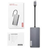 Replikator portów Lenovo 150 USB-C Travel Dock GX91M73946 - 3x USB-A, 1x USB-C, 1x HDMI, 1x VGA, 1x RJ-45, SD, TF