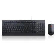 Zestaw klawiatury i myszy Lenovo Essential Wired Keyboard and Mouse Combo 4X30L79909 - Czarny