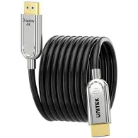 Kabel optyczny Unitek Fiber Optic HDMI 2.0 C11092ASL01-10M, 10 m, 4K, Czarny, Srebrny | Sklep ITnes.pl, IT for BUSINESS