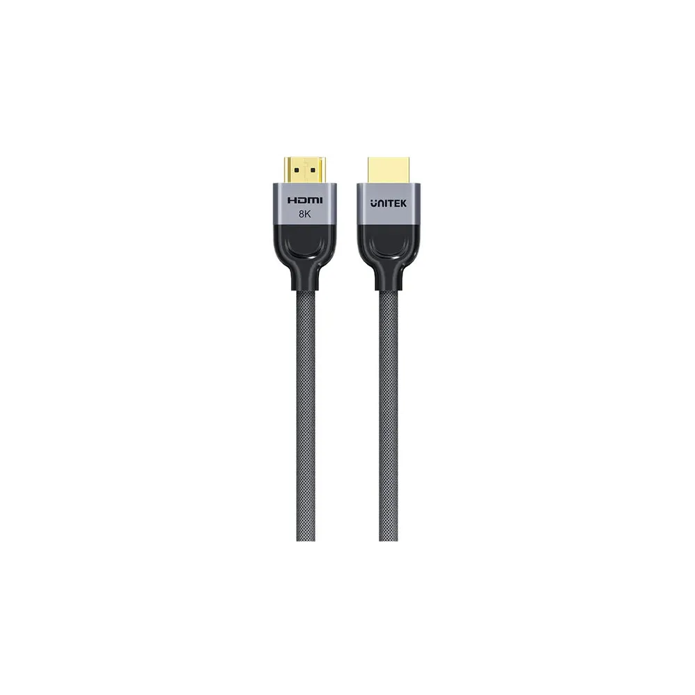 Kabel optyczny Unitek HDMI 2.1 C11093RGY01-1M, 1 m, 8K 60Hz, Czarny, Szary | Sklep ITnes.pl, IT for BUSINESS