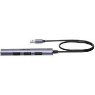 Hub USB Unitek 4in1 H1208CGY01 - 1x USB-A 3.2 Gen 1, 3x USB-A 2.0