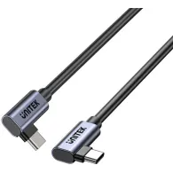 Kabel kątowy Unitek USB-C 100W PD (M/M) C14147ABK01-0.5M, 0,5 m, USB 2.0, Czarny | Sklep ITnes.pl, IT for BUSINESS