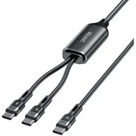 Kabel Unitek 2w1 USB-C PD 100W C14146ABK01-1.8M, 1,8 m, PD 100W, Czarny | Sklep ITnes.pl, IT for BUSINESS