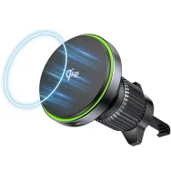 Ładowarka samochodowa Unitek Qi2 Magnetic Wireless Car Charger P1404ABK01 - do 15W, Czarna