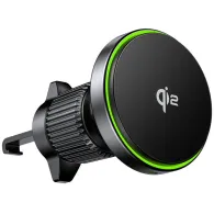 Ładowarka samochodowa Unitek Qi2 Magnetic Wireless Car Charger P1404ABK01 - do 15W, Czarna