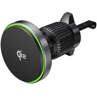 Ładowarka samochodowa Unitek Qi2 Magnetic Wireless Car Charger P1404ABK01 - do 15W, Czarna