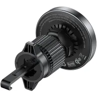 Ładowarka samochodowa Unitek Qi2 Magnetic Wireless Car Charger P1404ABK01 - do 15W, Czarna