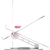 Podstawka regulowana obrotowa pod laptopa Unitek OT180SL01 - Szara