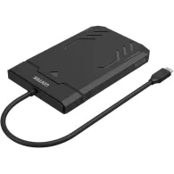 Obudowa na dysk Unitek DiskGuard Raiden 2.5" USB-C Y-3036A - USB-C 3.2 Gen 1 5Gbps, Czarna