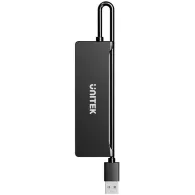 Hub USB Unitek USB-A Y-3145C - 4x USB-A 3.2 Gen 1, 1x Micro USB, Czarny