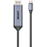 Kabel dwukierunkowy Unitek USB-C do DisplayPort V1423DGY01, 1,8m, 8K 60Hz, Czarny | Sklep ITnes.pl, IT for BUSINESS