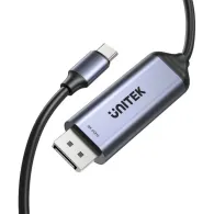 Kabel dwukierunkowy Unitek USB-C do DisplayPort V1423DGY01, 1,8m, 8K 60Hz, Czarny | Sklep ITnes.pl, IT for BUSINESS