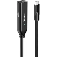 Kabel przedłużacz Unitek USB-C 10Gbps U1335ABK01, 1x USB-C 3.2 Gen 2, 1x USB-C 5V, 5 m, Czarny | Sklep ITnes.pl, IT for BUSINESS